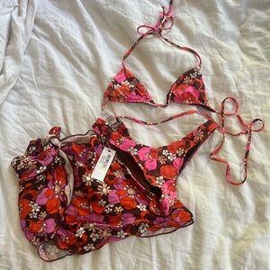 Frankies Bikini + Matching Sarong Set